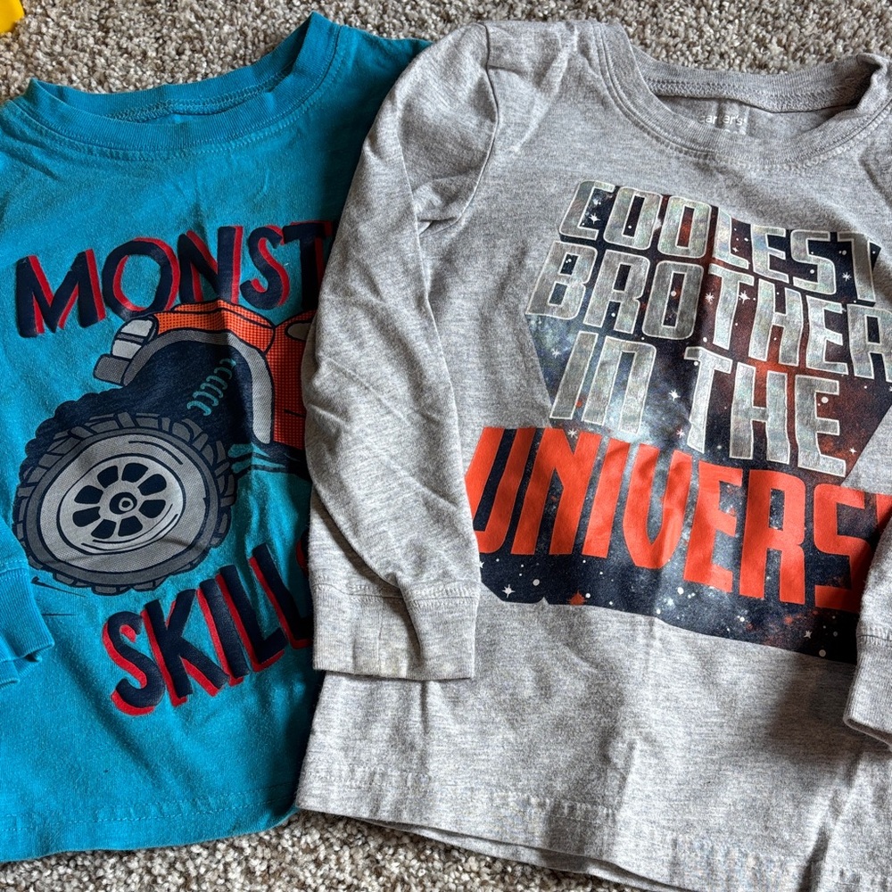 Bundle of 2-3T long sleeve shirts